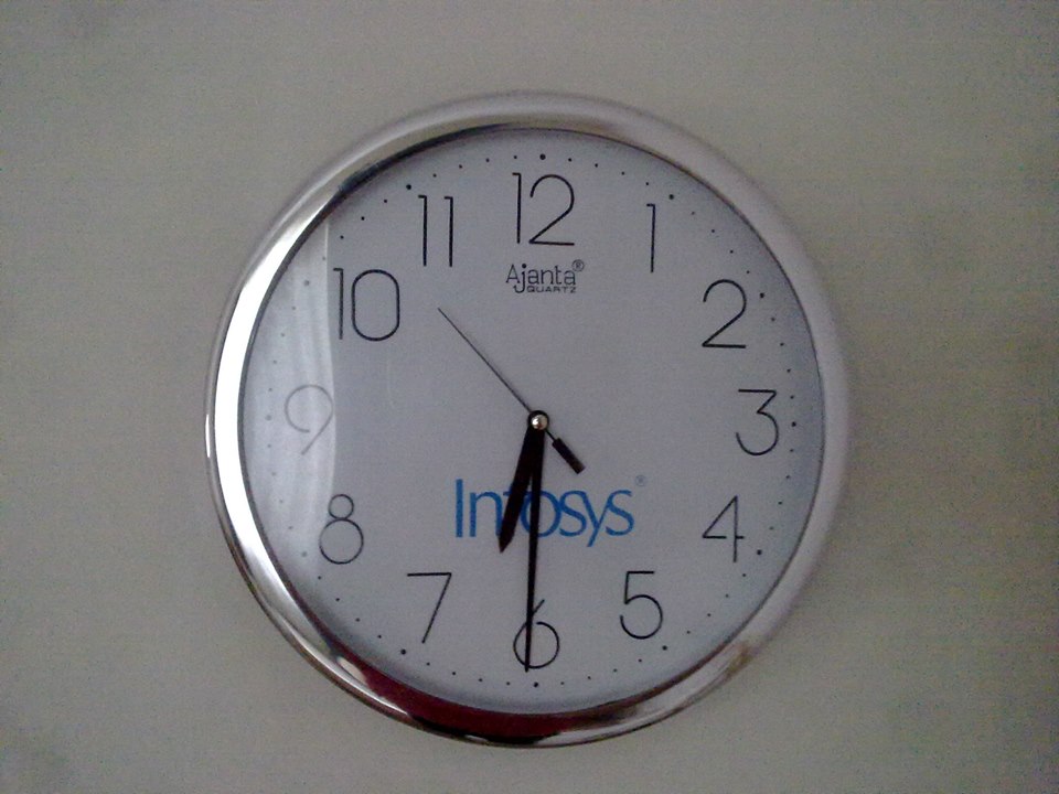 Infosys Wall Clock