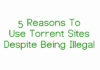 5 Reasons To Use Torrent Sites Despite Being Illegal
