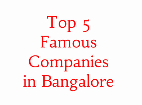 Top 5 Famous Companies in Bangalore