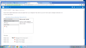 Instant Actions Hotmail Messages
